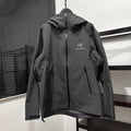 Arc'teryx Black Hooded Zip-Up Jacket