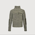 Moncler Chunky Knit Turtleneck Sweater Olive Marl