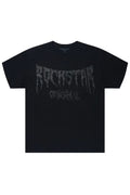 Andros 2.0 Black Rhinestone Oversized Graphic T-Shirt - image 1