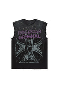 Dailin Black Oversized Cut Off T-Shirt - image 1