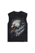 Kartal Black Oversized Cut Sleeve T-Shirt - image 1