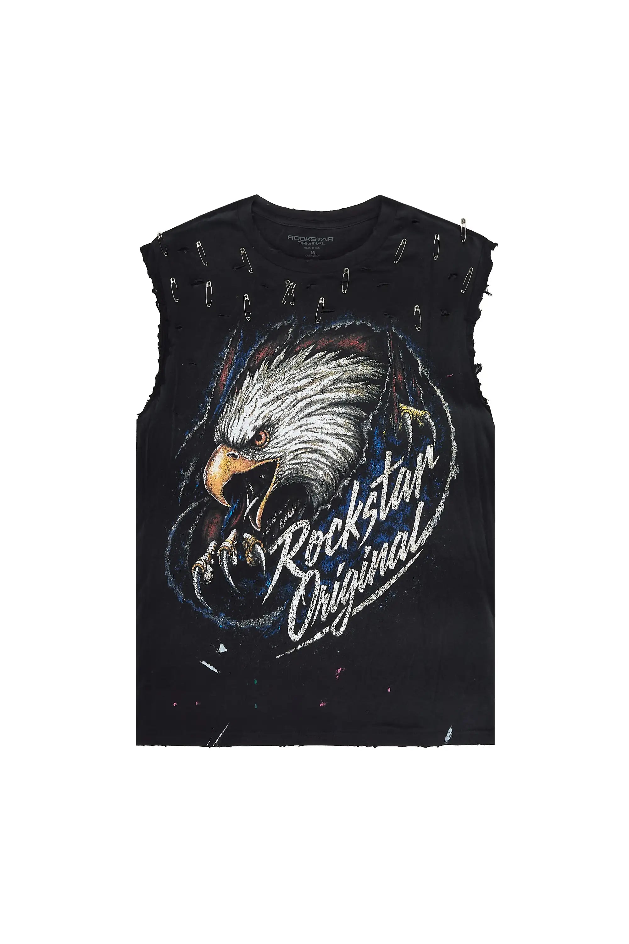 Kartal Black Oversized Cut Sleeve T-Shirt - image 1