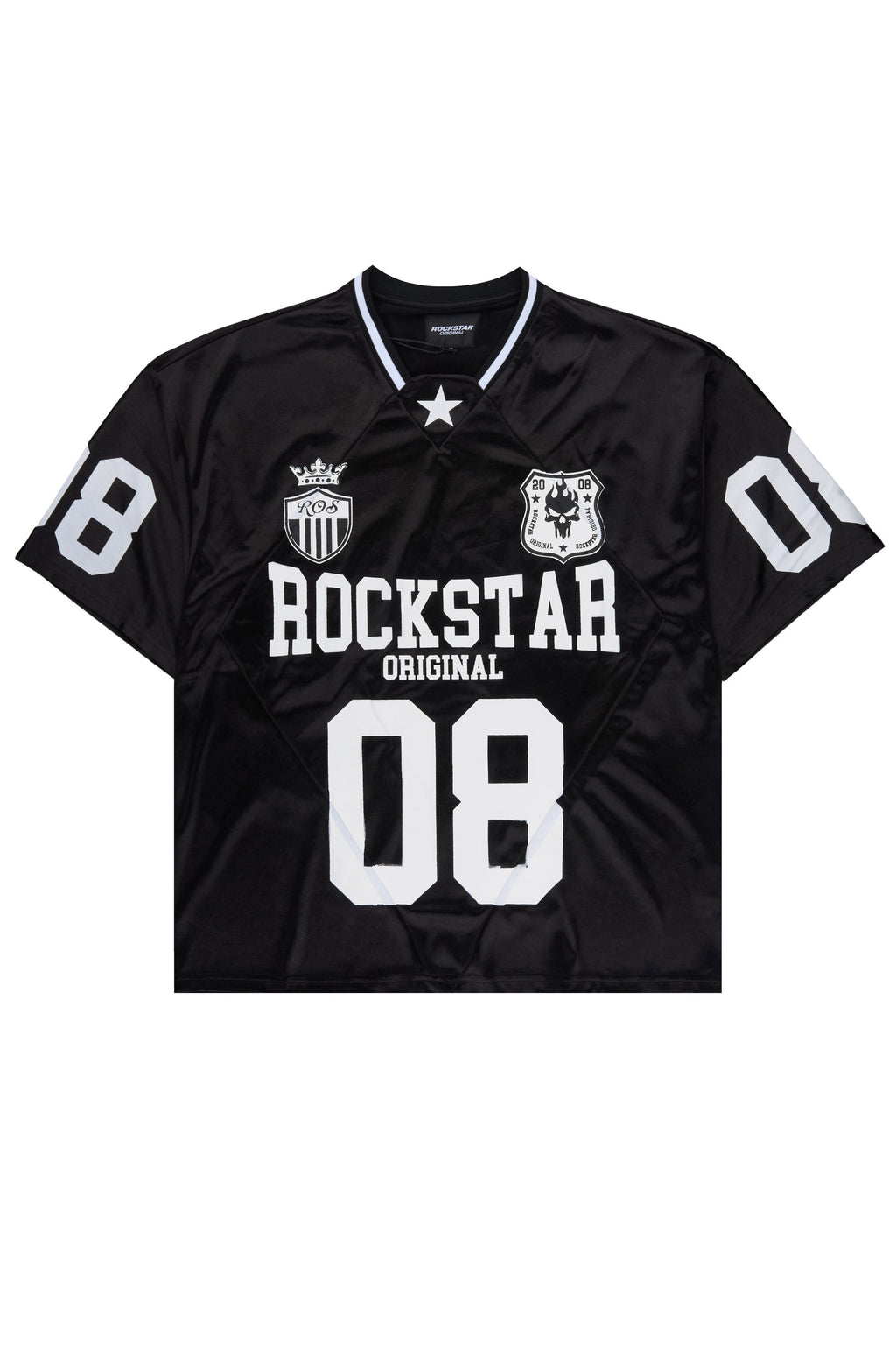 Lucido Black World Soccer Inspired Graphic Jersey - image 1