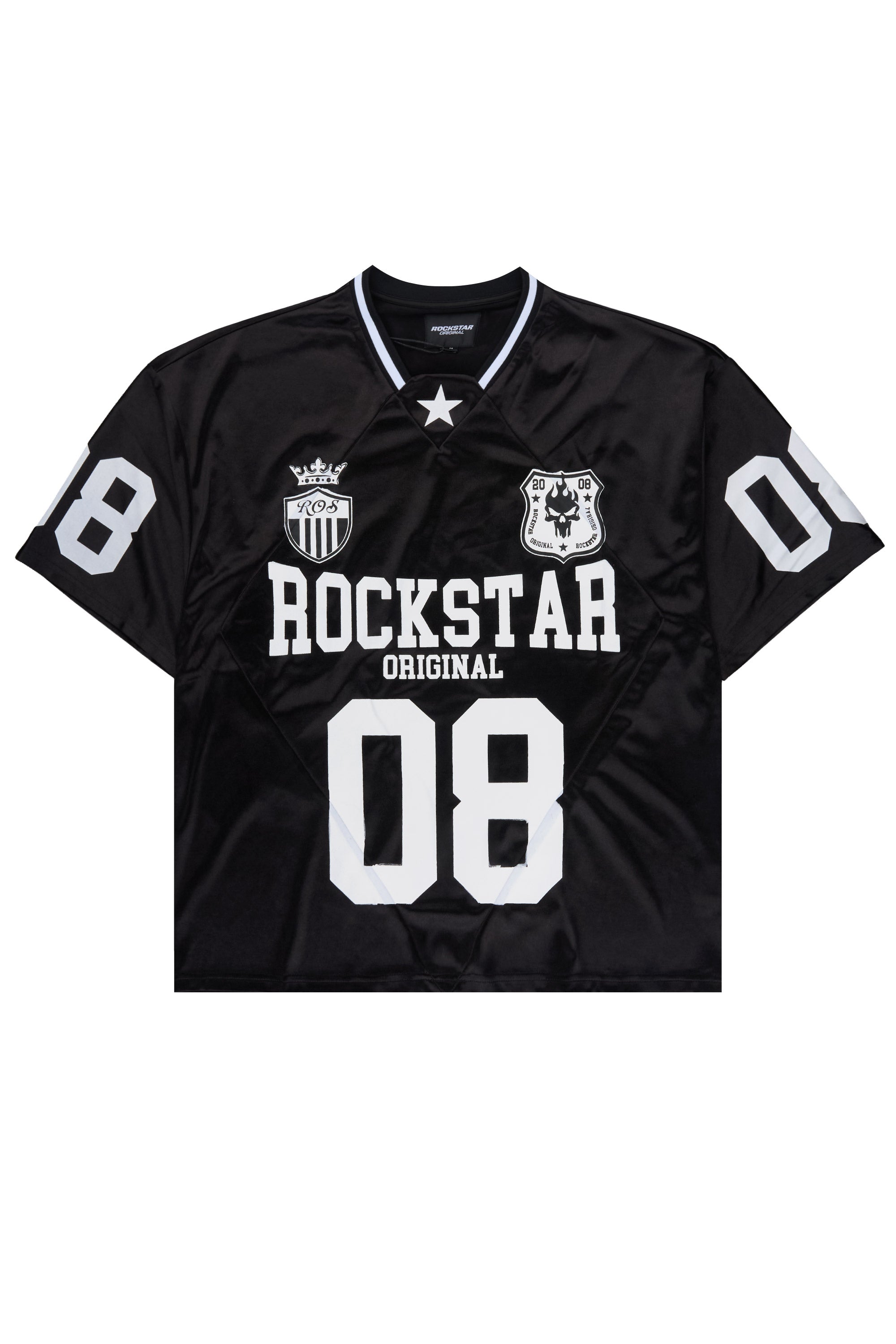 Lucido Black World Soccer Inspired Graphic Jersey - image 1