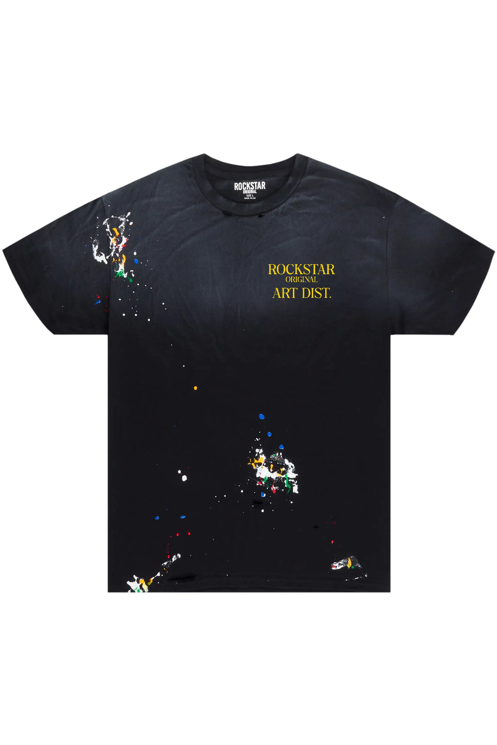 Palmer Black/Yellow Graphic T-Shirt - image 1