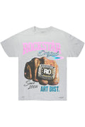 Dewayne Heather Grey Oversized Graphic T-Shirt - image 1