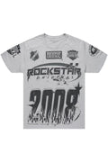 Amos 2.0 Heather Grey/Black Graphic T-Shirt - image 1
