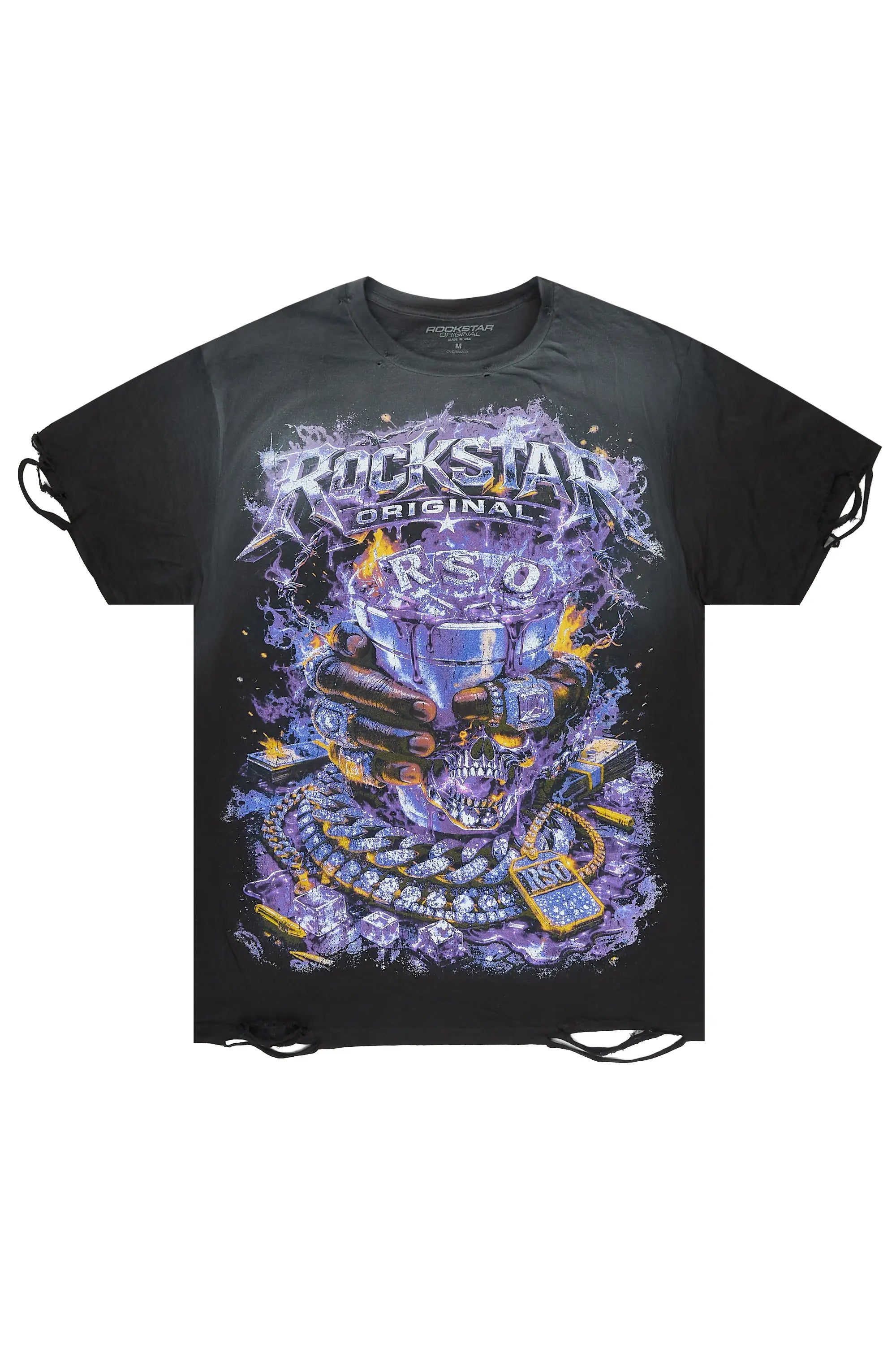 Seals Black Oversized Graphic T-Shirt - image 1