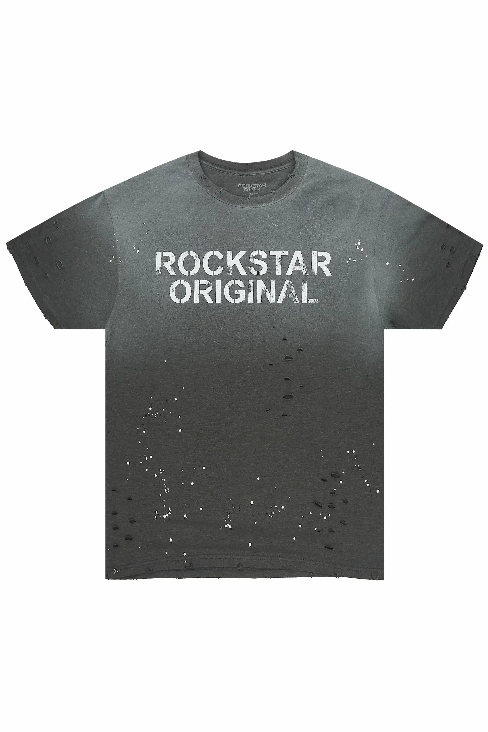 Reign Charcoal Oversized Graphic T-Shirt - image 1