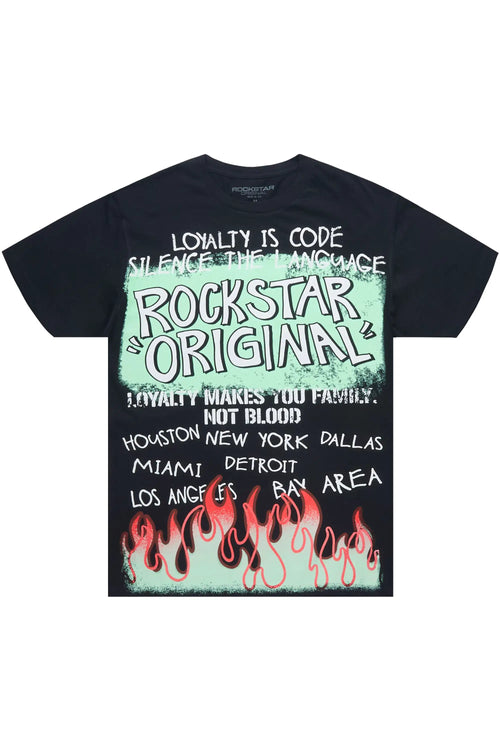 Beno 2.0 Black Oversized Graphic T-Shirt - image 1