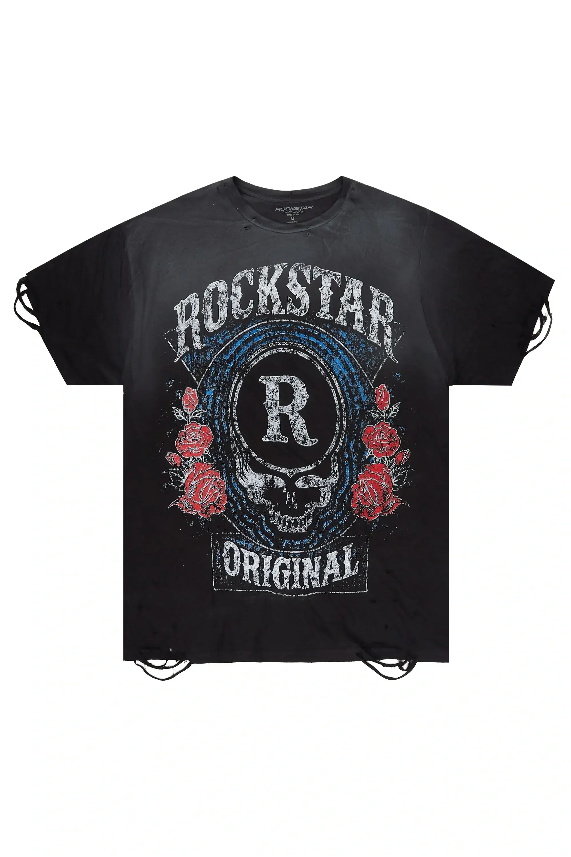Hendry Black Oversized Graphic T-Shirt - image 1