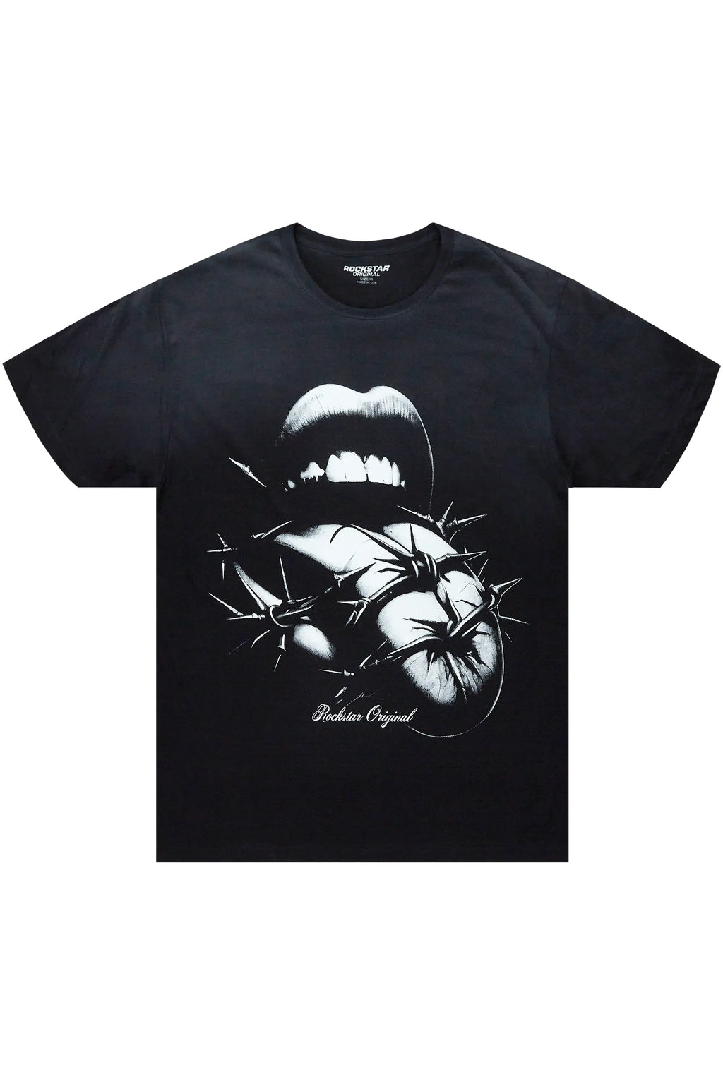 Schmear Black Graphic T-Shirt - image 1
