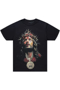 Amina 2.0 Black Oversized Graphic T-Shirt - image 1