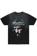 Graves Black Oversized Graphic T-Shirt - image 1