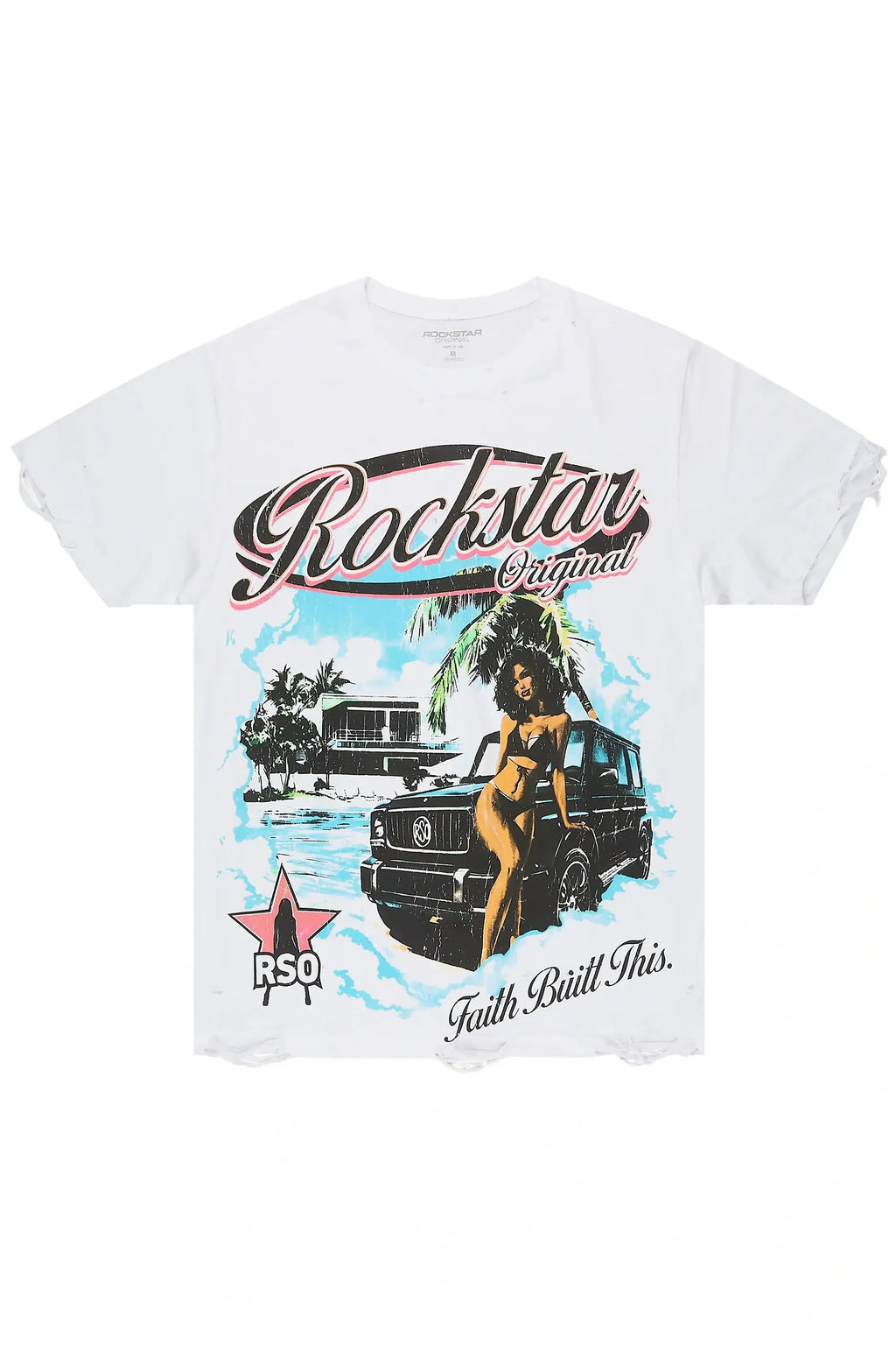 Murrell White Oversized T-Shirt - image 1