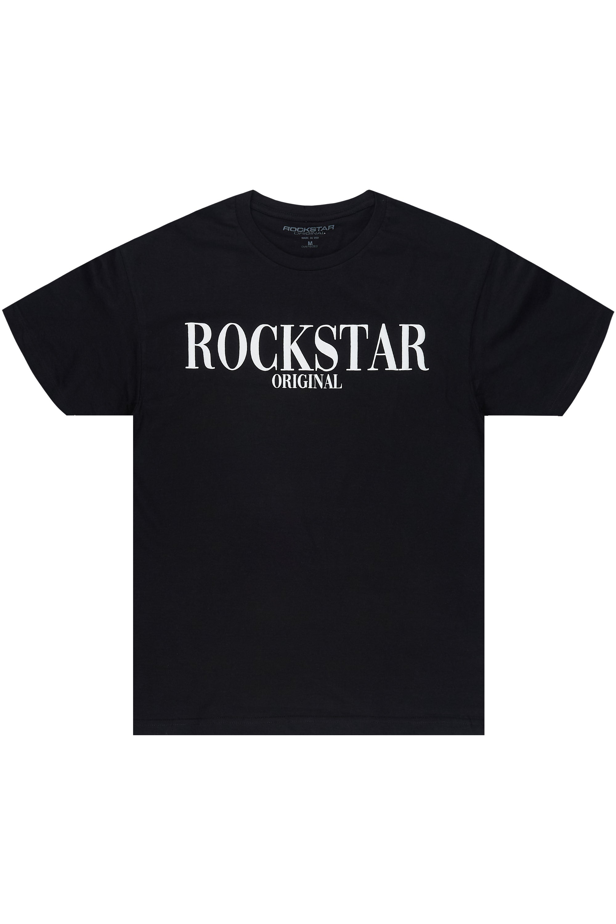 Octavio 2.0 Black Oversized Graphic T-Shirt - image 1
