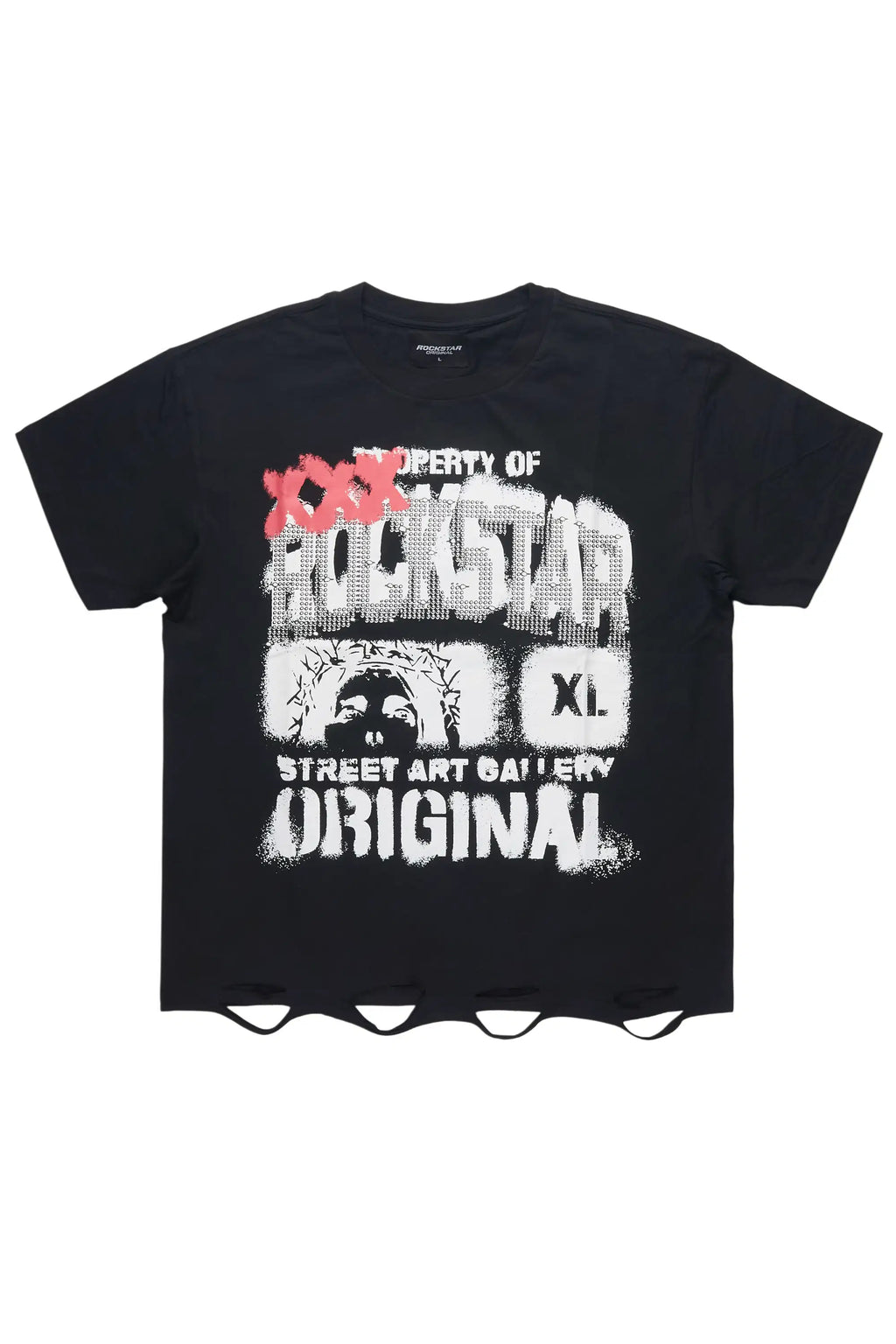Kyo Black Oversized Graphic T-Shirt - image 1
