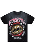 Glasina Black Oversized Graphic T-Shirt - image 1