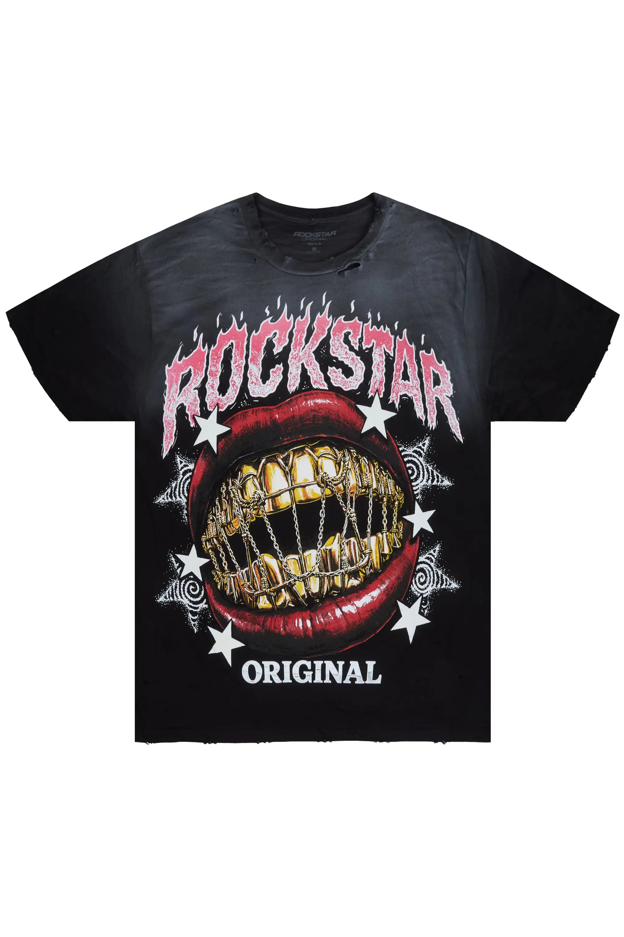 Glasina Black Oversized Graphic T-Shirt - image 1