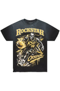 Mingo Black Oversized Graphic T-Shirt - image 1