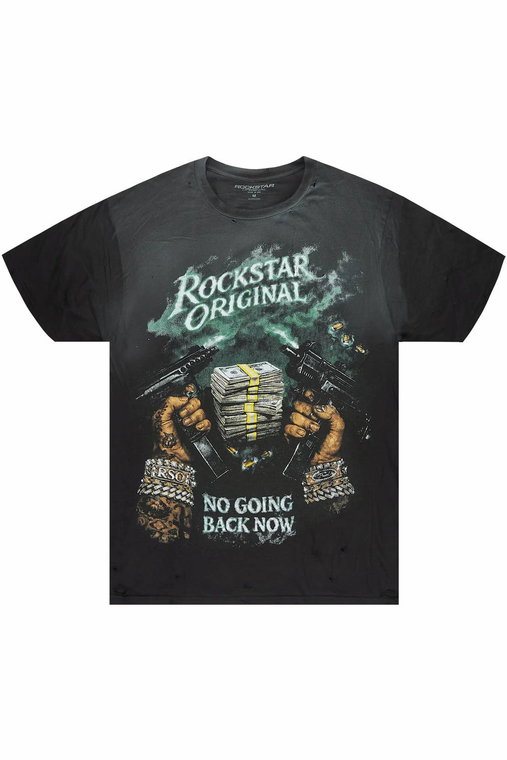 Nakota Black Oversized Graphic T-Shirt - image 1