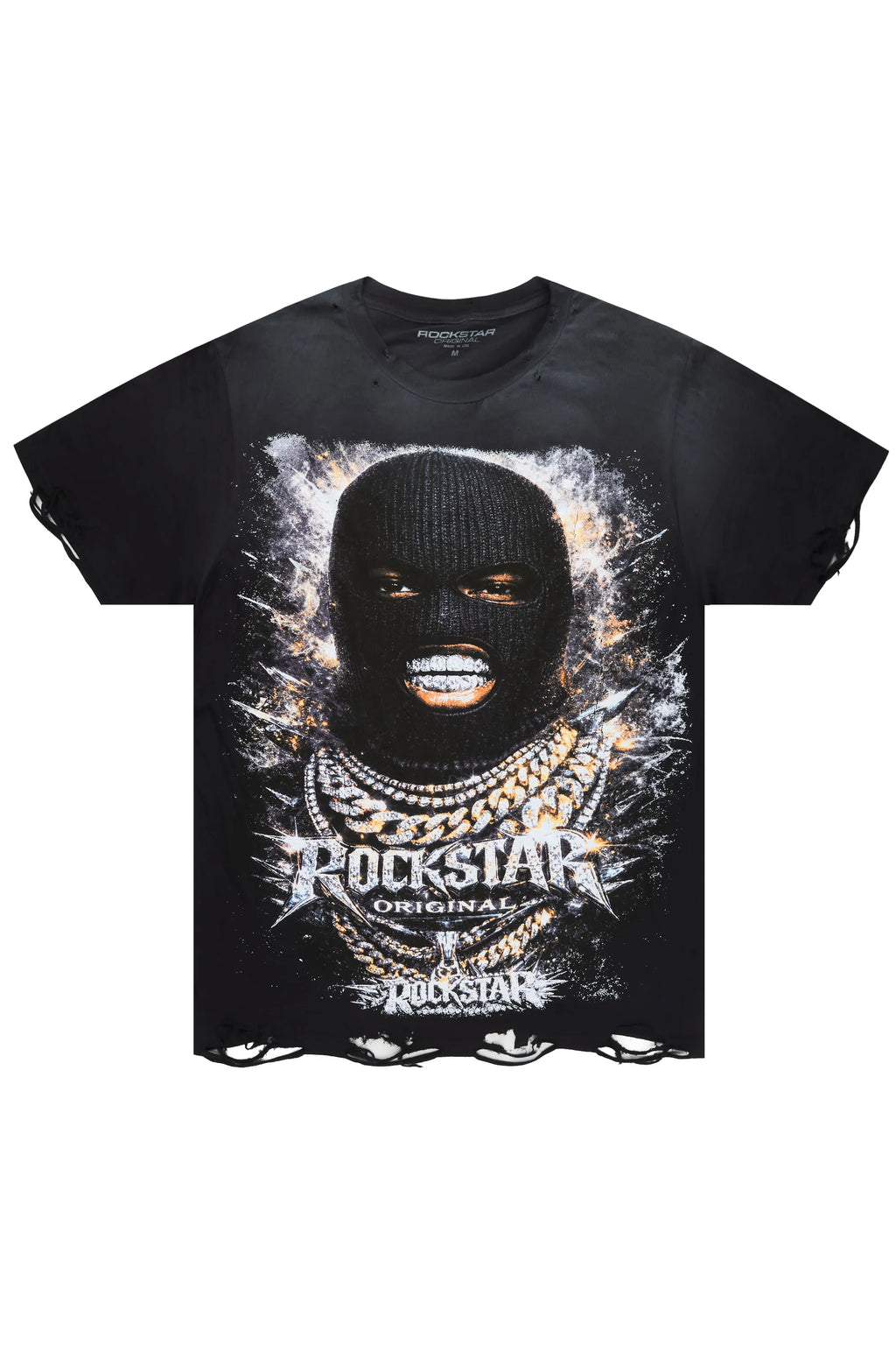 Grimosa Black Oversized Graphic T-Shirt - image 1