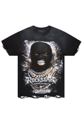 Grimosa Black Oversized Graphic T-Shirt - image 1
