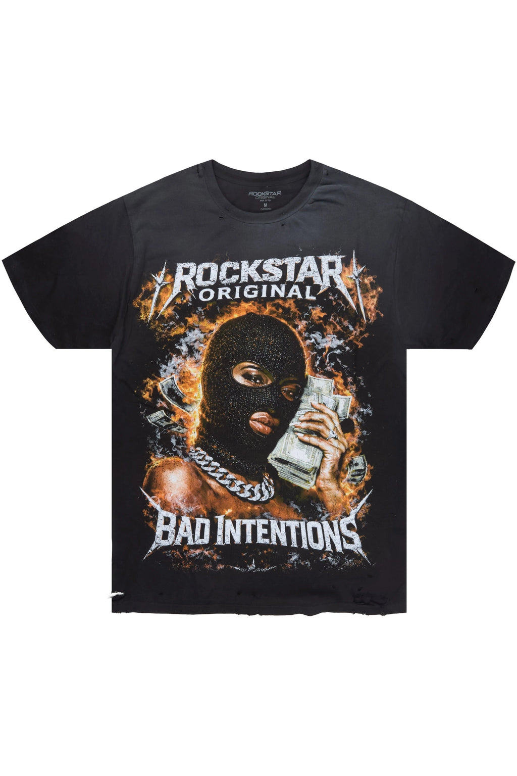 Zanja Black Oversized Graphic T-Shirt - image 1