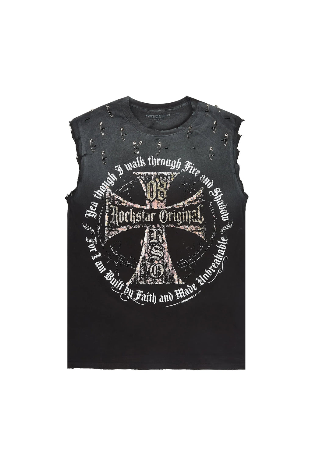 Coppin Black Oversized Cut Off T-Shirt - image 1
