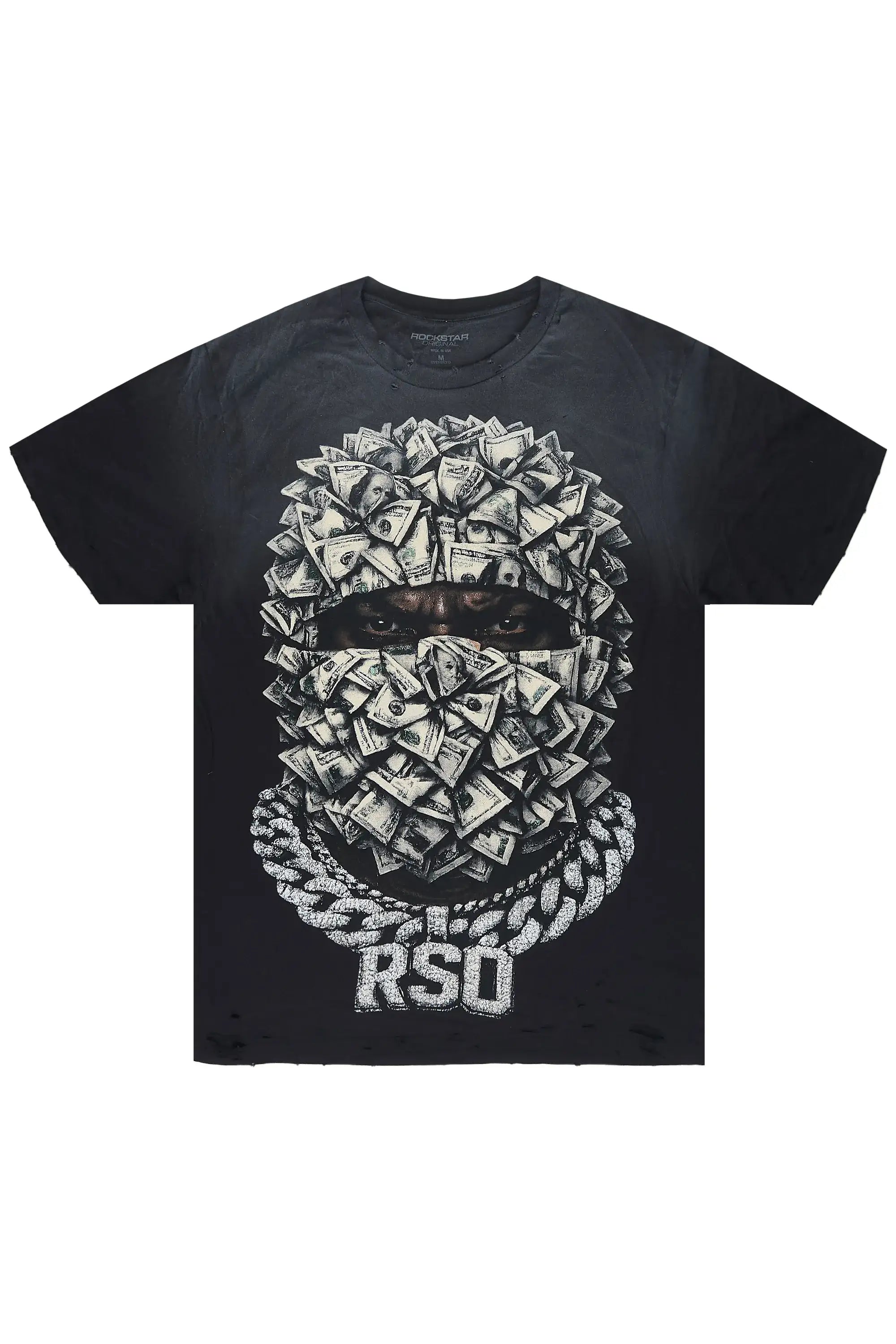 Kairox Black Oversized Graphic T-Shirt - image 1