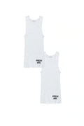 Mens Basic White Tank Top - 2 Pack - image 1