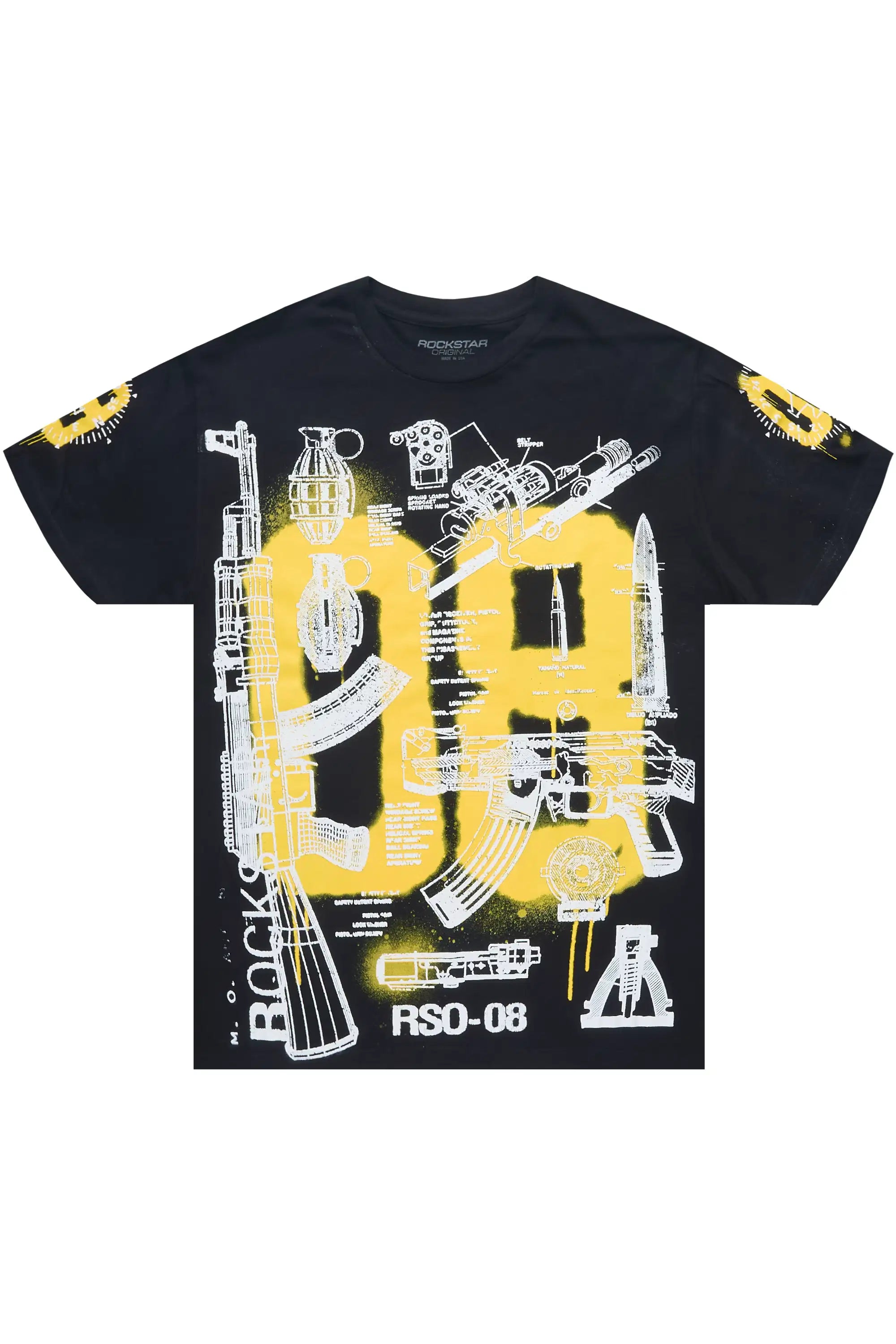Nesta 2.0 Black Oversized Graphic T-Shirt - image 1
