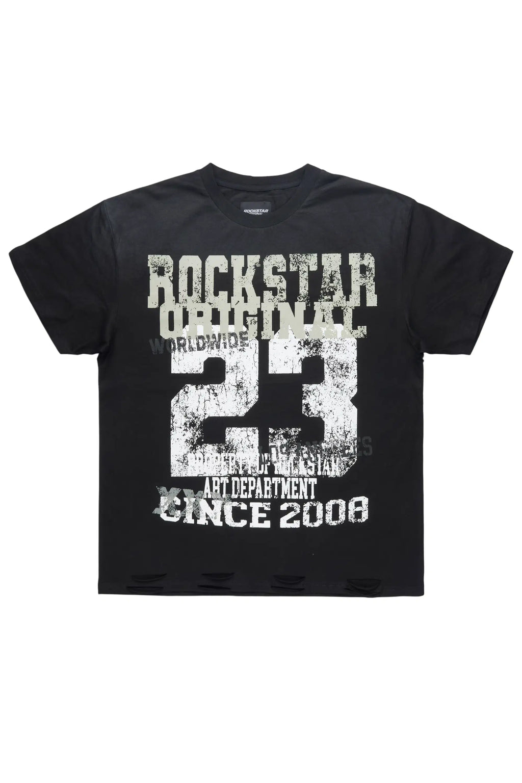 Kyvaris Black Oversized Graphic T-Shirt - image 1
