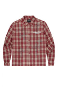 Poldi Red Rhinestone Flannel Long Sleeve Shirt - image 1
