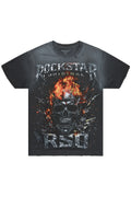 Spivey Charcoal Oversized Graphic T-Shirt - image 1