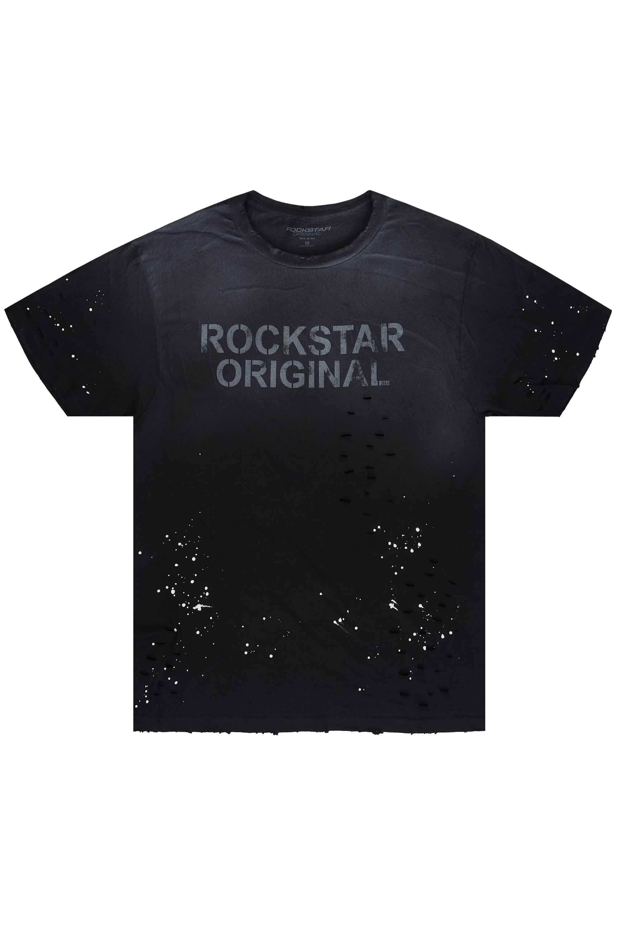 Reign Black/Black Oversized Graphic T-Shirt - image 1