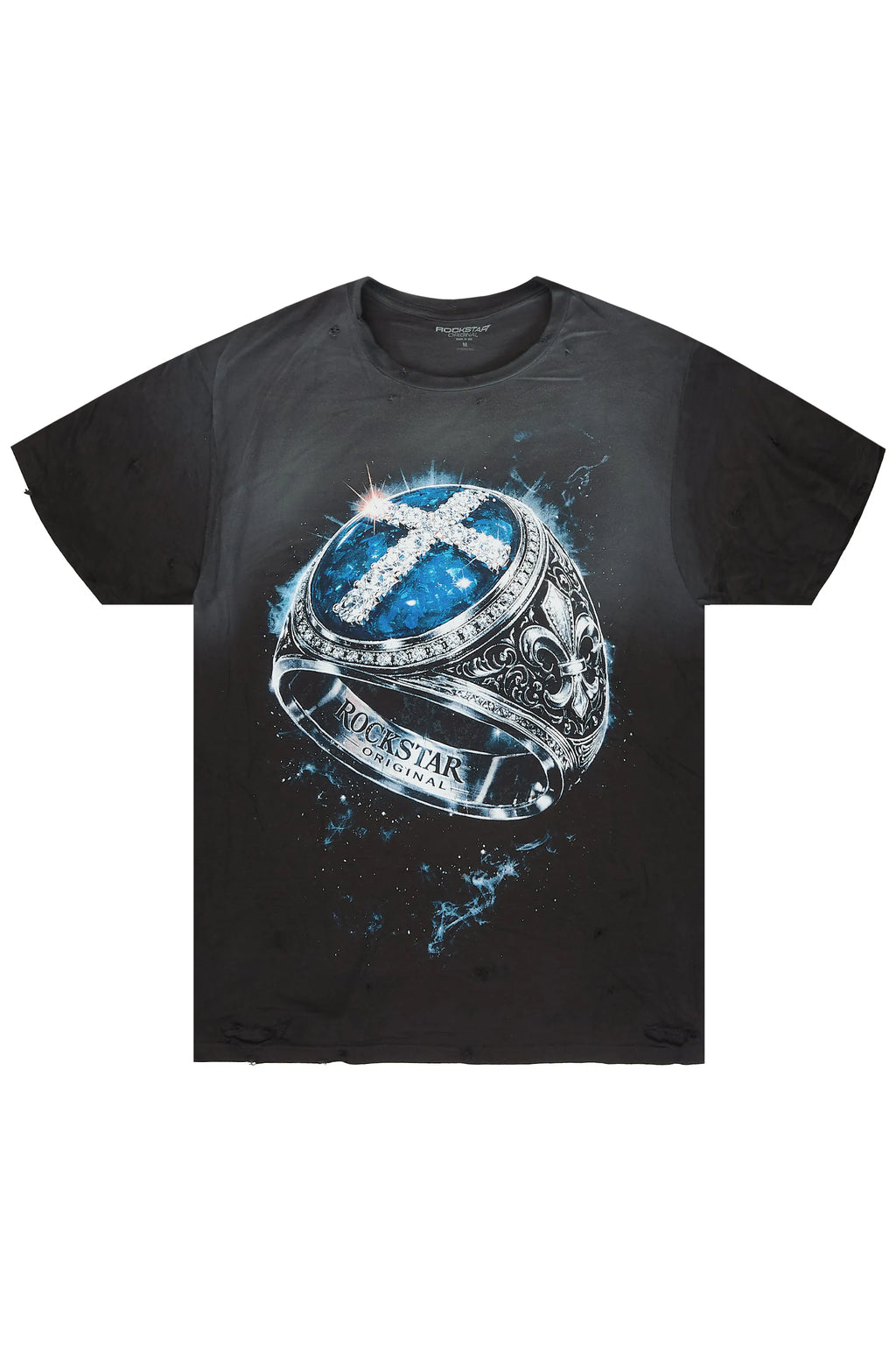 Zamie Black Oversized Graphic T-Shirt - image 1