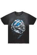 Zamie Black Oversized Graphic T-Shirt - image 1