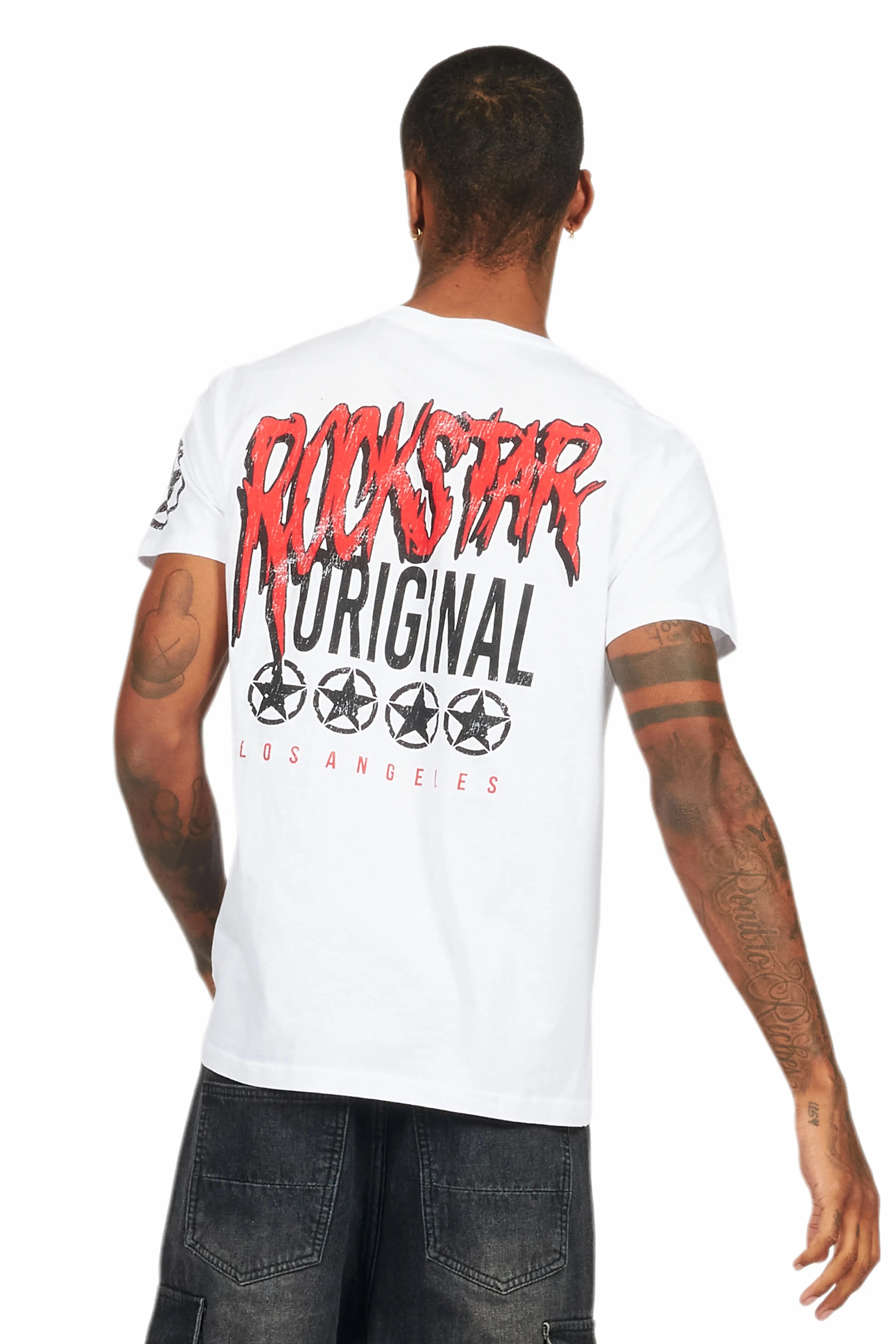 Wizzurd White Graphic T-Shirt - image 2