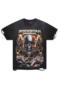 Diggs Black Oversized Graphic T-Shirt - image 1