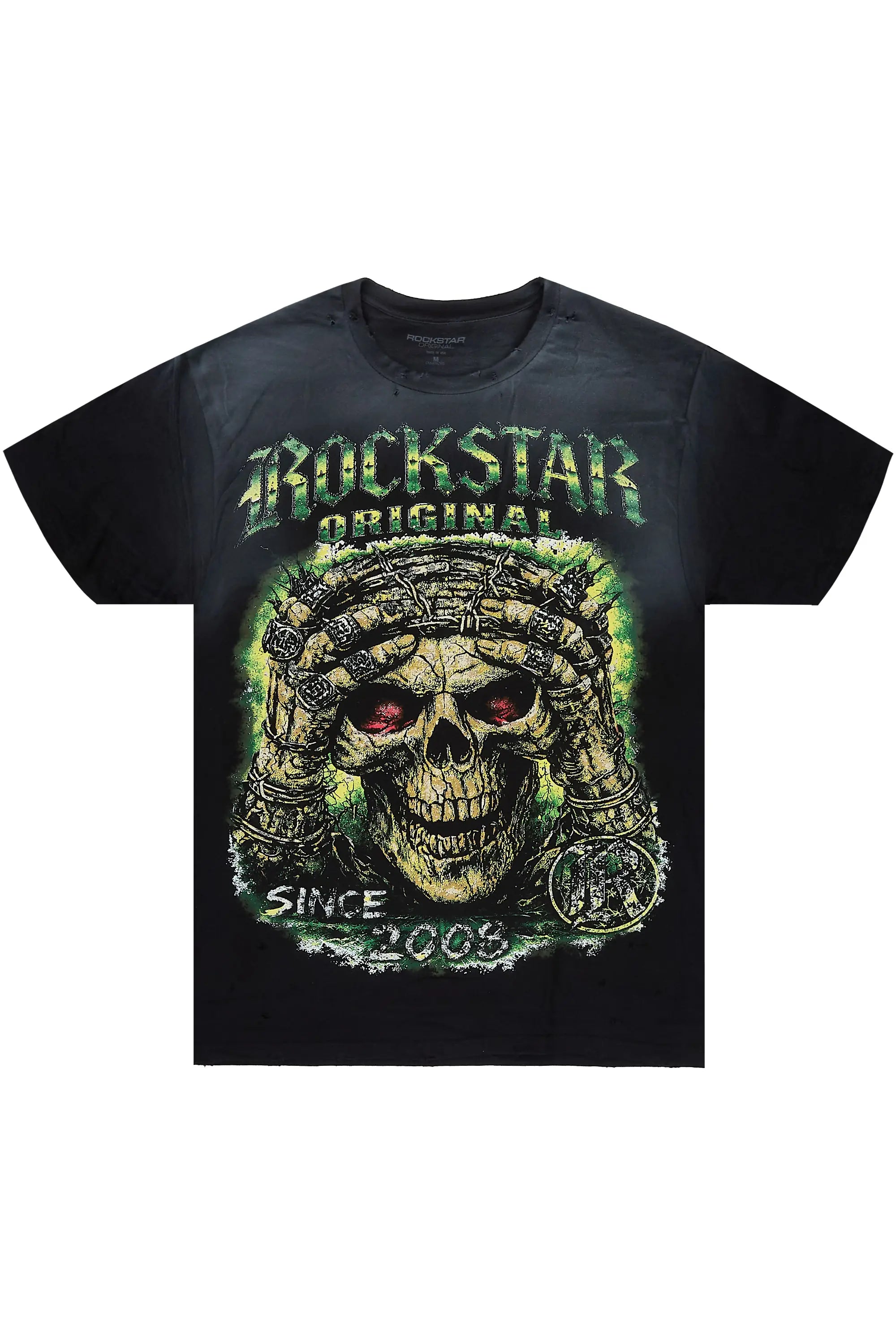 Mack Black Oversized Graphic T-Shirt - image 1