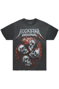 Cayson Charcoal Oversized Graphic T-Shirt - image 1