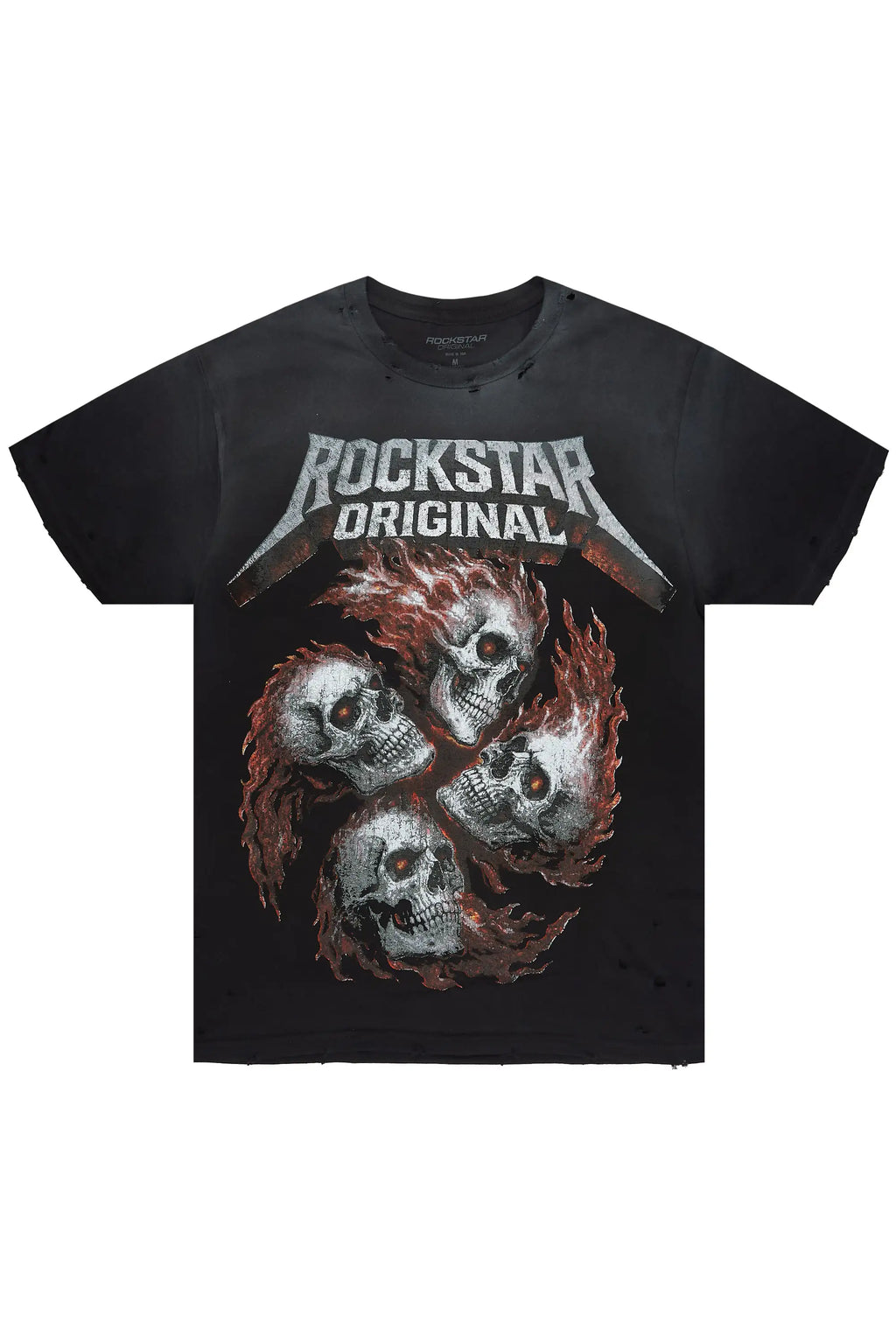 Cayson Black Oversized Graphic T-Shirt - image 1