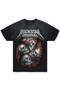 Cayson Black Oversized Graphic T-Shirt - image 1