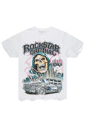 Imani White Oversized Graphic T-Shirt - image 1