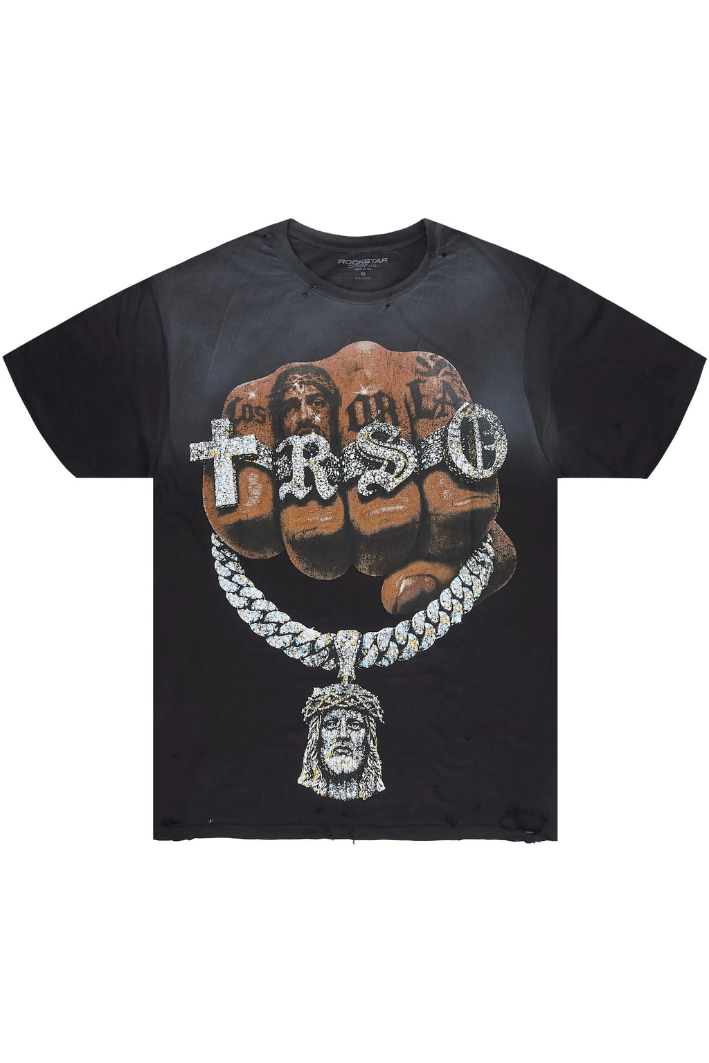 Echo Black Oversized Graphic T-Shirt - image 1