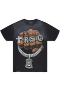 Echo Black Oversized Graphic T-Shirt - image 1