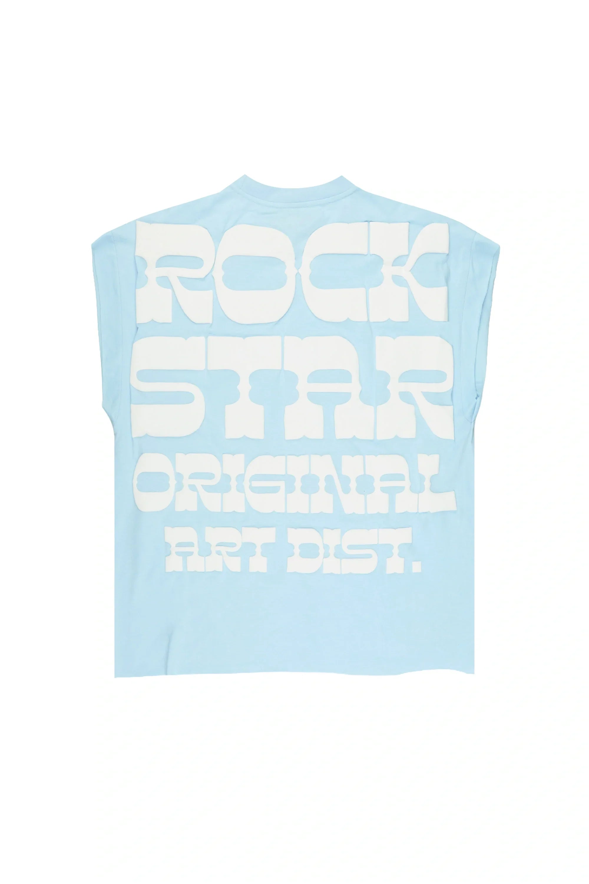 Plot Baby Blue Cut Sleeve Tee - image 2