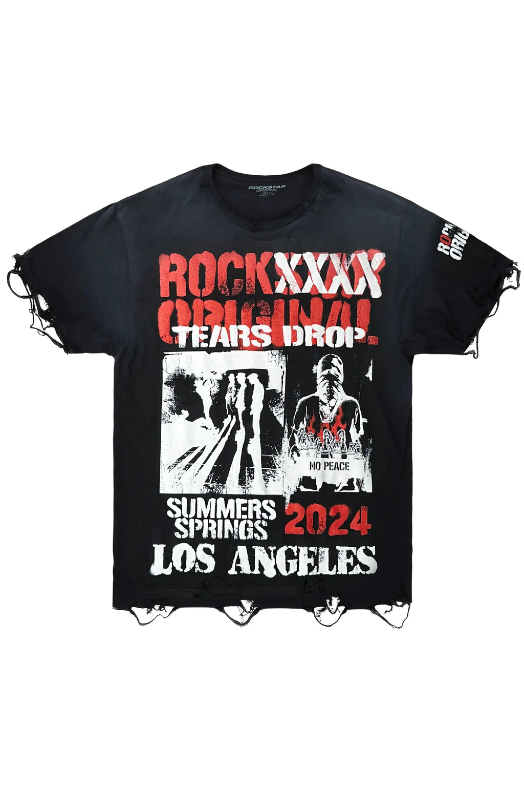 Omer Black Oversized Graphic T-Shirt - image 1