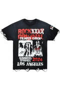 Omer Black Oversized Graphic T-Shirt - image 1